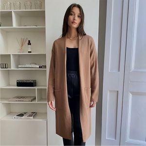 Aritzia Babaton Lance Longline Wool Cardigan M